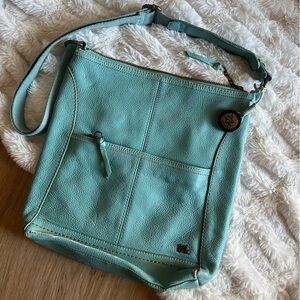 The Sak Aqua Leather Crossbody Bag